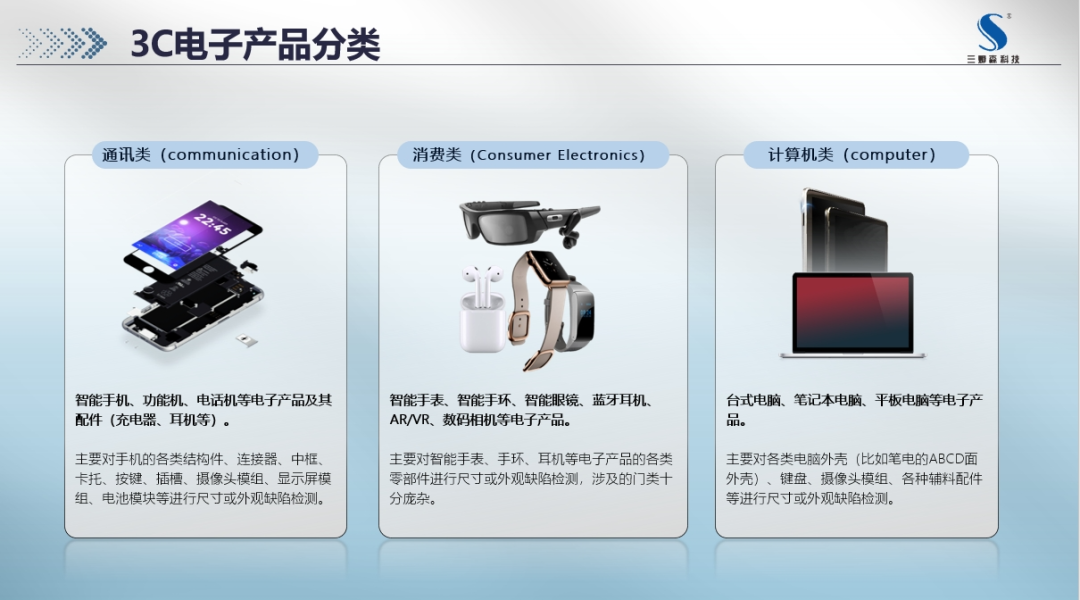 面向3C电子产品零部件的多场景j9.com方案_shanqinquan.com